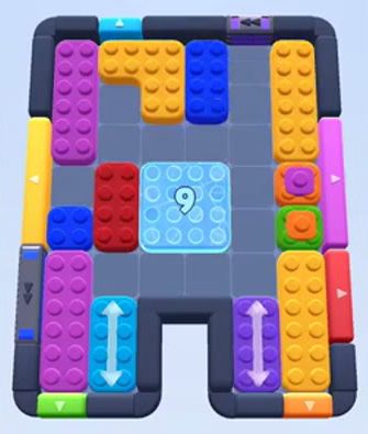Niveau de Color Block Jam : capture du plateau