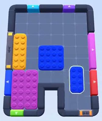 Niveau de Color Block Jam : capture du plateau