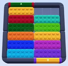 Niveau de Color Block Jam : capture du plateau