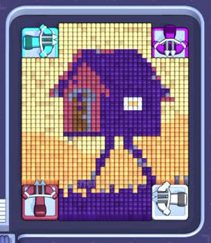 Pixel Flow уровень 1561: скриншот поля