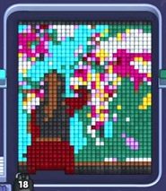 Pixel Flow уровень 2389: скриншот поля