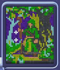 Pixel Flow 레벨 1087: 보드 스크린샷