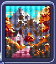 Pixel Flow fase 1765: print do tabuleiro