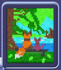 Pixel Flow level 1228: screenshot of the board