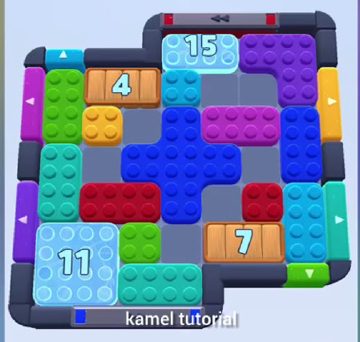 Color Block Jam level 315 / 423 / 703 / 1153: screenshot of the board