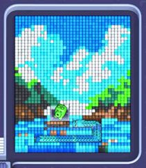 Pixel Flow level 1394: screenshot of the board