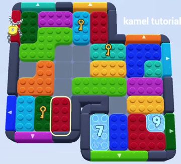 Color Block Jam level 1582 / 1571 / 1578: screenshot of the board