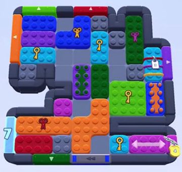 Color Block Jam level 1480 / 1472 / 1473 / 1474 / 1475: screenshot of the board