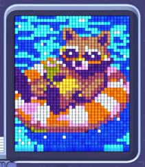 Pixel Flow level 1535: screenshot of the board