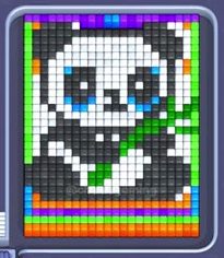 Pixel Flow Level 26: Screenshot des Spielfelds