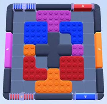 Color Block Jam 레벨 107 / 106 / 495 / 945 / 1501: 보드 스크린샷