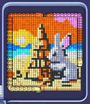 Pixel Flow level 1457: screenshot of the board