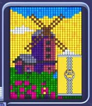 Pixel Flow fase 1713: print do tabuleiro