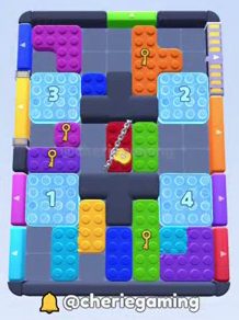Color Block Jam level: screenshot of the board