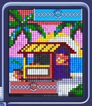 Pixel Flow level 1627: screenshot of the board