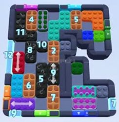 Color Block Jam 1432 / 1439 / 2341. bölüm: tahtanın ekran görüntüsü