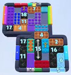 Color Block Jam Level 1515 / 2425: Screenshot des Spielfelds