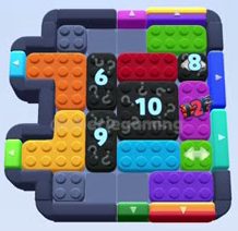 Color Block Jam Level 1004 / 1005 / 1911: Screenshot des Spielfelds