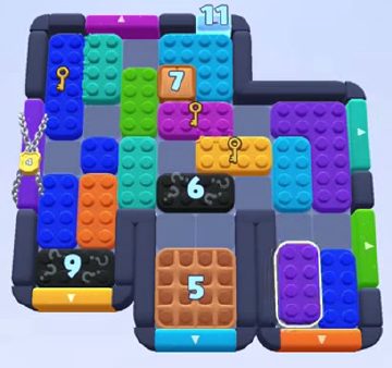 Nivel de Color Block Jam: captura del tablero