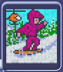 Pixel Flow level 970: screenshot of the board