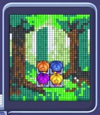 Pixel Flow level 893: screenshot of the board