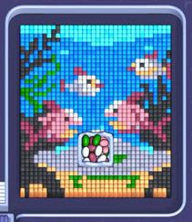 Pixel Flow level 1517: screenshot of the board