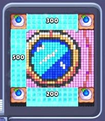 Pixel Flow level 717: screenshot of the board