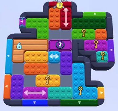 Color Block Jam level 1583 / 1589: screenshot of the board