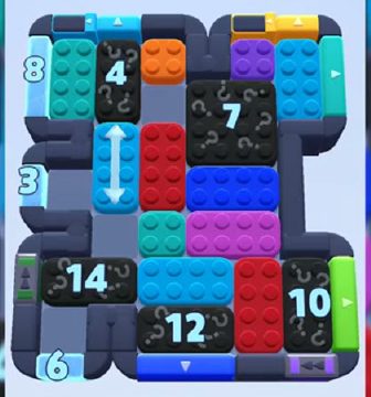 Color Block Jam level 717 / 719: screenshot of the board