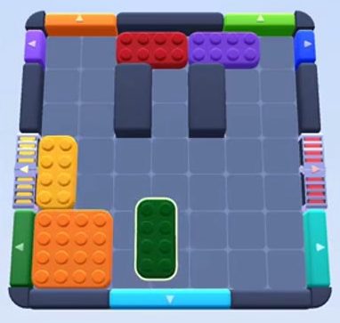 Nivel de Color Block Jam: captura del tablero
