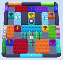 Color Block Jam 90 / 478 / 878. bölüm: tahtanın ekran görüntüsü