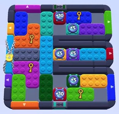 Color Block Jam 1260 / 1263. bölüm: tahtanın ekran görüntüsü