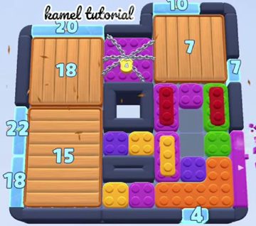 Color Block Jam level 1623 / 1625 / 1682 / 2614: screenshot of the board