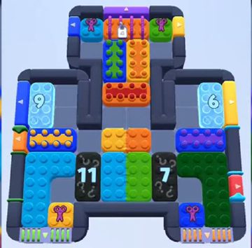 Color Block Jam level 1175 / 1169 / 2088: screenshot of the board