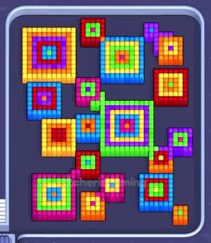 Pixel Flow level 1214: screenshot of the board