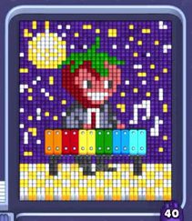Pixel Flow level 1519: screenshot of the board