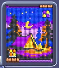Pixel Flow Level 622: Screenshot des Spielfelds