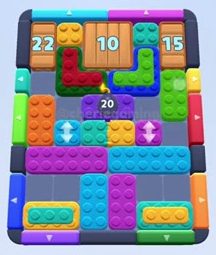 Color Block Jam 레벨 282 / 430 / 670: 보드 스크린샷