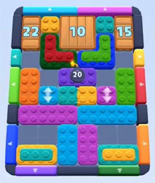 Color Block Jam уровень 282 / 670: скриншот поля