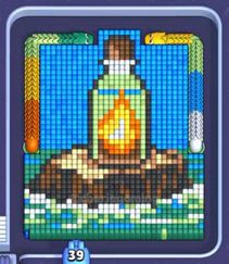 Pixel Flow level 1392: screenshot of the board