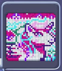 Pixel Flow уровень 187: скриншот поля
