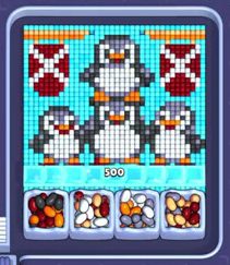 Pixel Flow level 1256: screenshot of the board