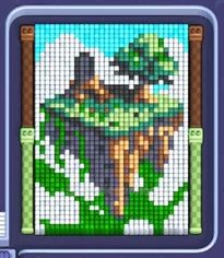 Pixel Flow level 815: screenshot of the board