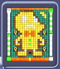 Pixel Flow Level 79: Screenshot des Spielfelds
