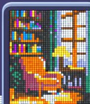 Pixel Flow level 966: screenshot of the board