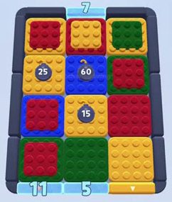 Niveau de Color Block Jam : capture du plateau