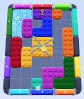 Color Block Jam level 565: screenshot of the board