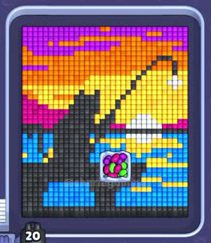 Pixel Flow level 1272: screenshot of the board