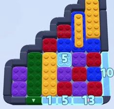 Color Block Jam level: screenshot of the board