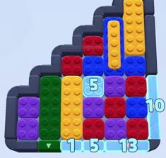 Color Block Jam level: screenshot of the board